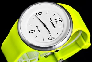 Zegarek zielony fluo neonowy