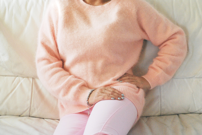 Sweter H&M Lana różowy