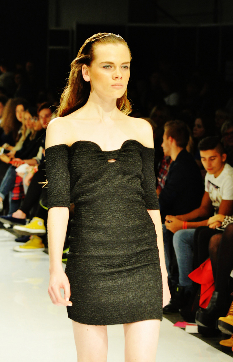 warsaw fashion week little black dress