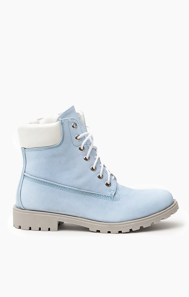 buty baby blue sznurowane