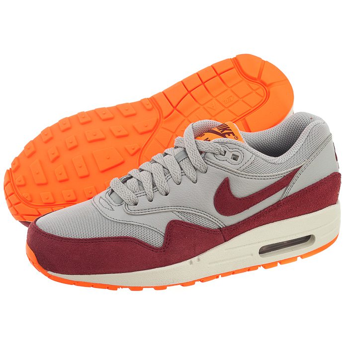 Air Max szare bordowe