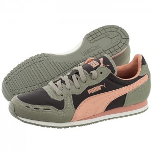 Puma Cabana Racer szare różowe