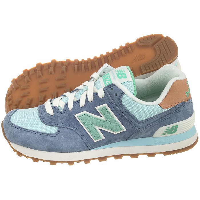 new balance błękitne