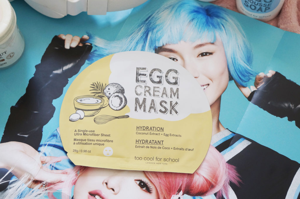 egg cream mask