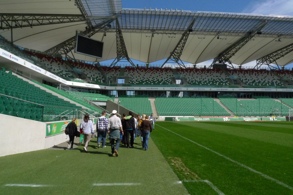 zwiedzanie stadionu legii na prezent