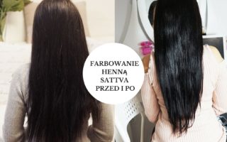 Farbowanie henną przed i po