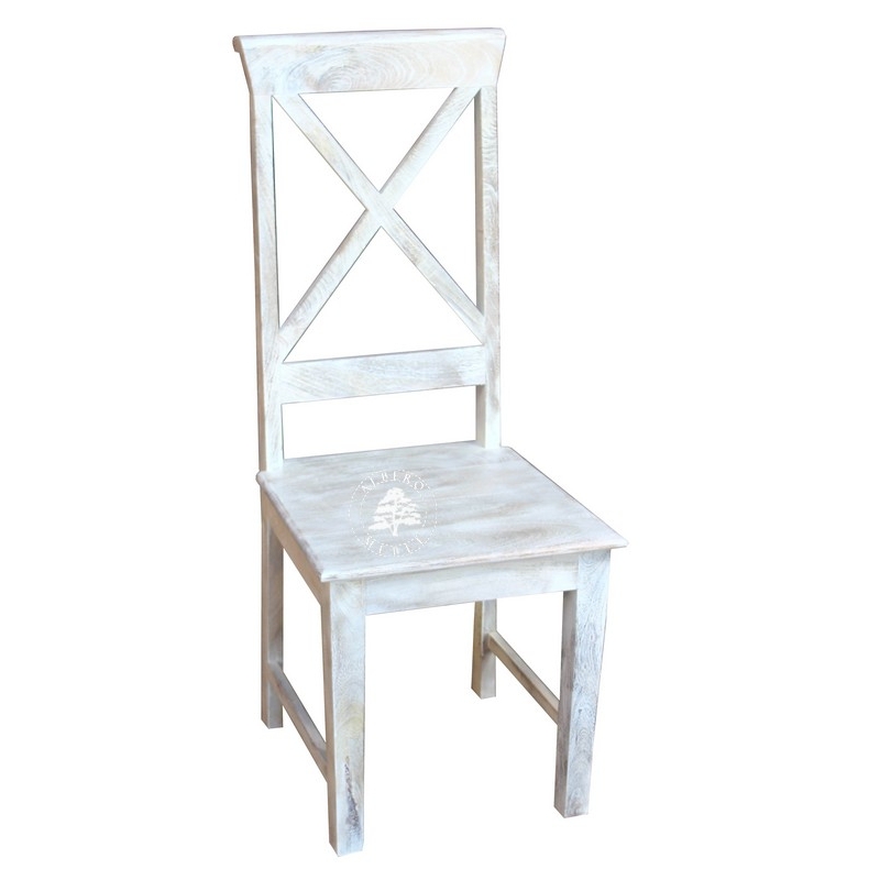 meble skandynawskie białe krzesło