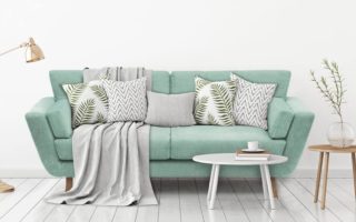 sofa skandynawska salon