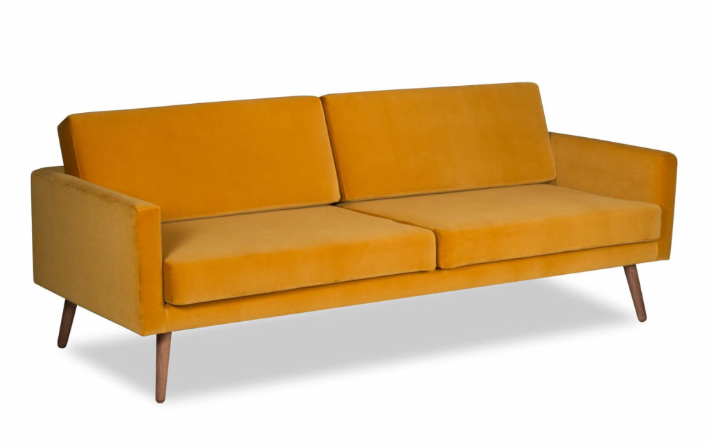 żółta sofa skandyanwska