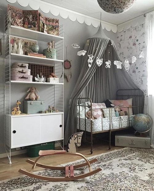 pastelowy pokój dla niemowlaka