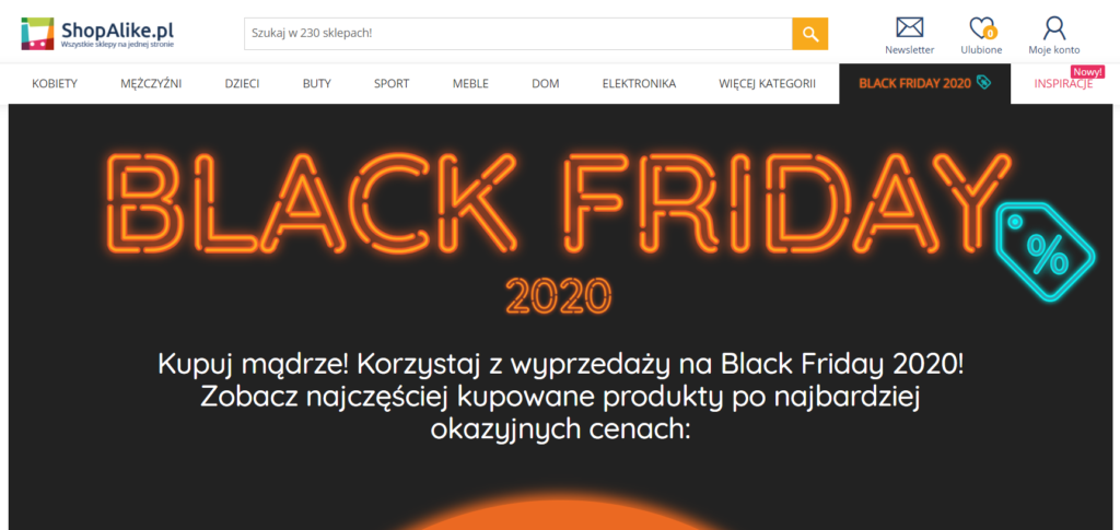 zniżki black friday 2020