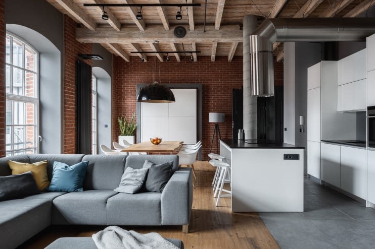 jak urzadzic pomieszczenie loft